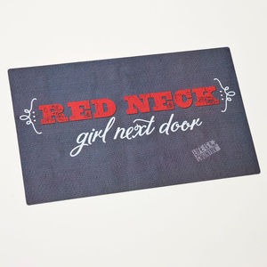 Red Neck Girl All Country Door Mat NEW